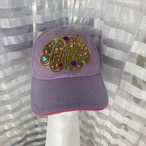 Disney Princess  Disneyland Resort Purple Gold Jewels Adjustable Hat